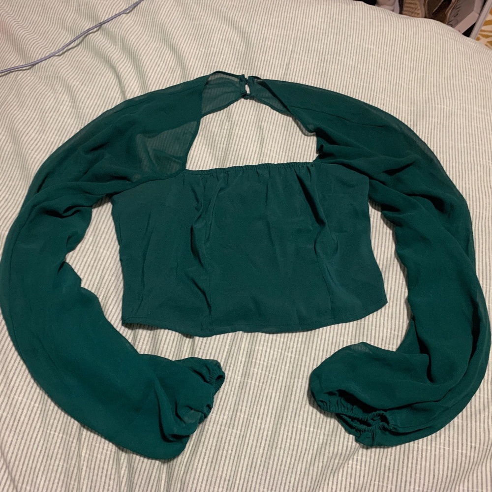 Green shirt